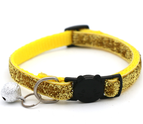 Chic Bell Cat Collar in Adjustable Colors