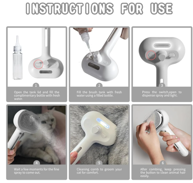 Fur Buster Spray Brush