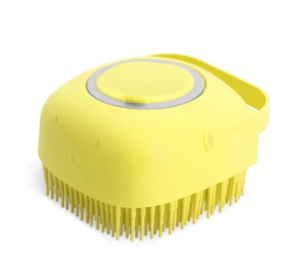 Pet Bathing Brush with Dispenser