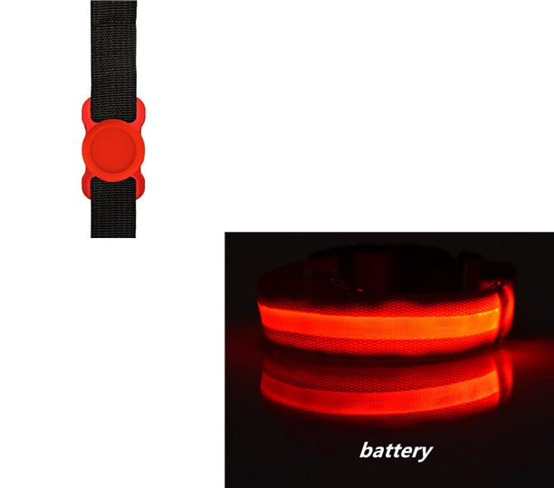 Glowing Silicone Dog Collar