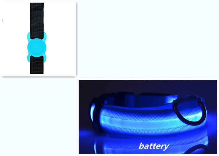 Glowing Silicone Dog Collar