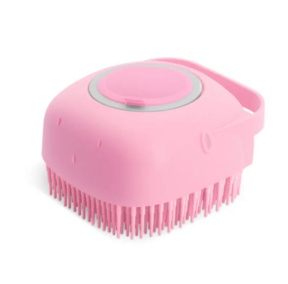 Pet Bathing Brush with Dispenser