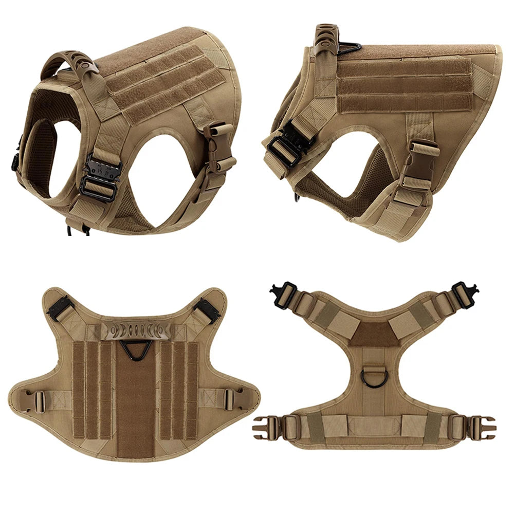 Professional Tactical Dog Harness - Desert Tan