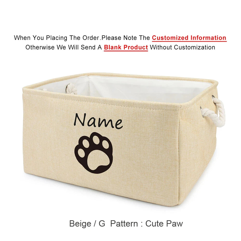 Custom Name Pet Storage