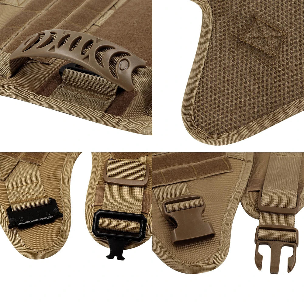 Professional Tactical Dog Harness - Desert Tan