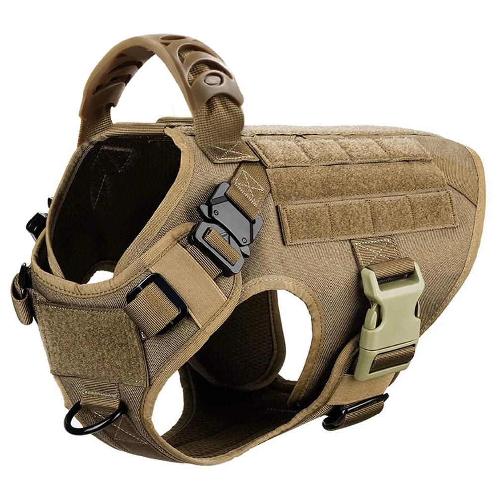 Professional Tactical Dog Harness - Desert Tan