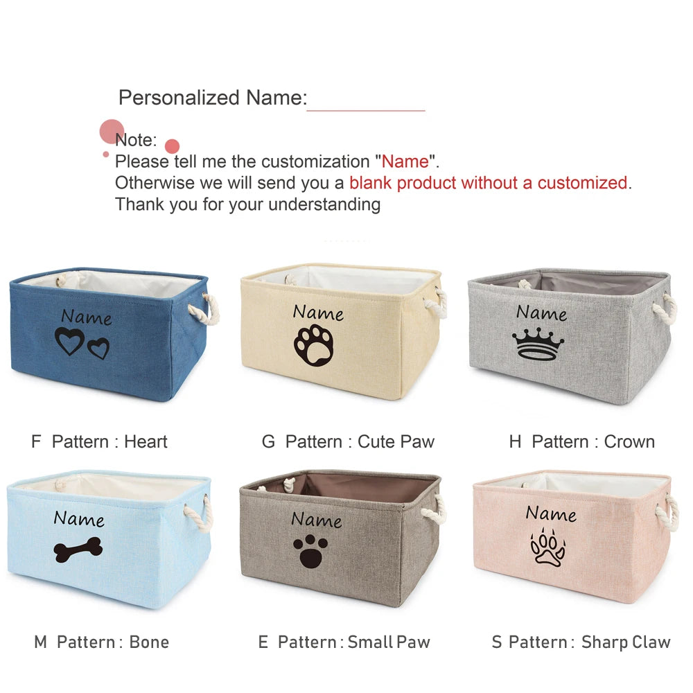 Custom Name Pet Storage