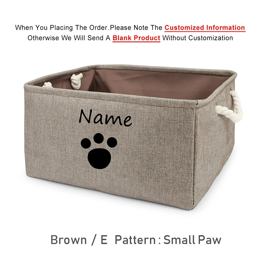 Custom Name Pet Storage