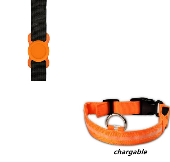 Glowing Silicone Dog Collar